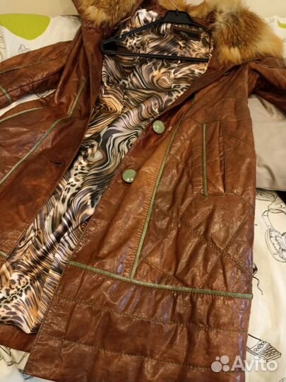 Парка женская с натуральным мехом 42 44