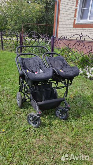 Коляска для двойни 3 в 1 Mikado Tween