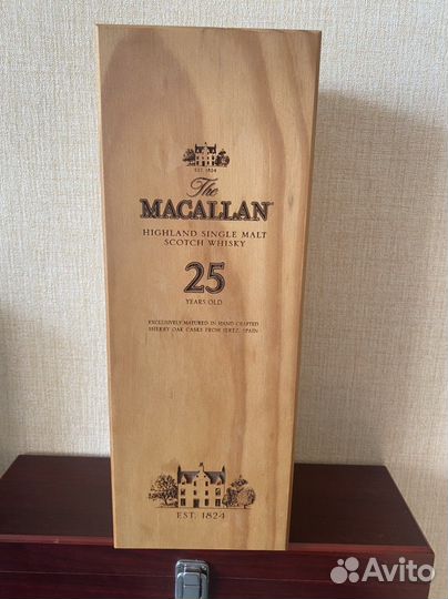Коробка от виски Macallan 25 Sherry