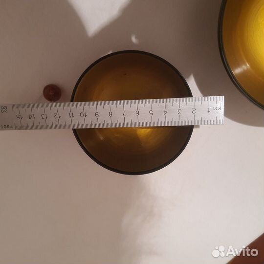 Набор деревянных пиалок (чашек). Хохлома. СССР