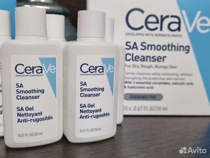 Сераве смягчающий очищающий гель для лица/тела