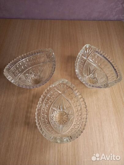 Ладья для орехов, джемом мёда Хрусталь