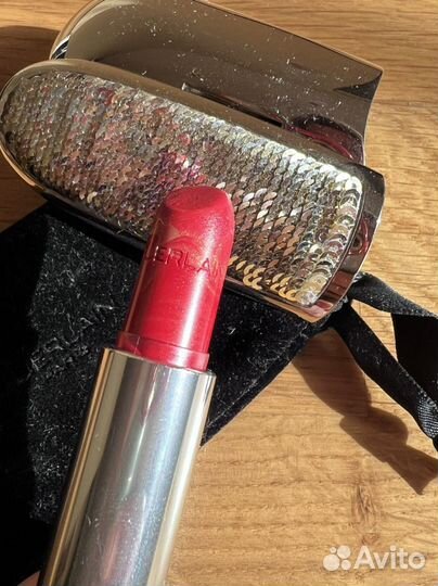 Помаде guerlain rouge G 34 в футляре пайетки