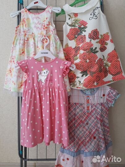 Платья, джинсовый сарафан, юбки