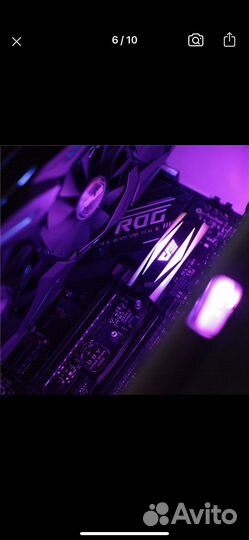 Радиатор охлаждения ssd m.2 RGB подсветкой