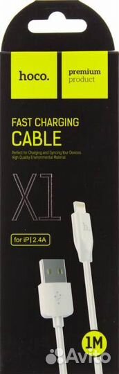 USB Кабель для Apple/iPhone hoco X1, 2A
