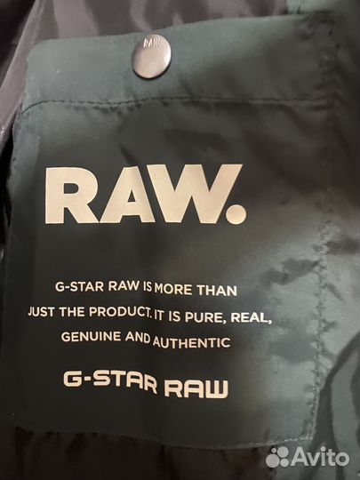 Пуховик g star raw женский зеленый 44 р