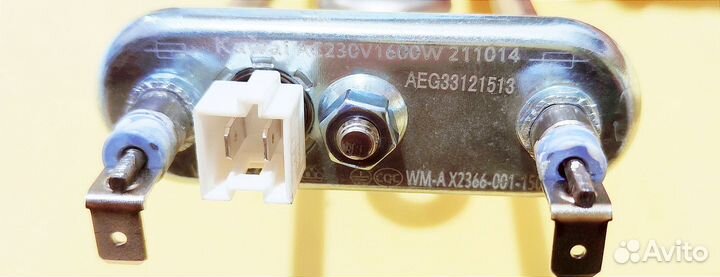 Тэн стиральной машины LG 1600W L175 с датчиком