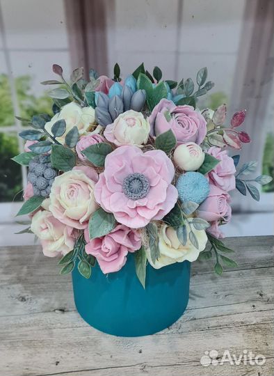 Букет из мыла учителю,день рождения