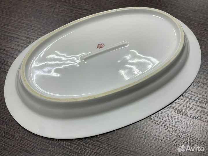 Блюдо фарфор. лфз. 
