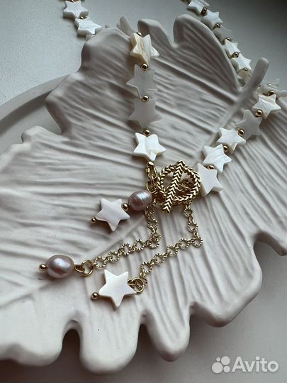 Колье браслет серьги