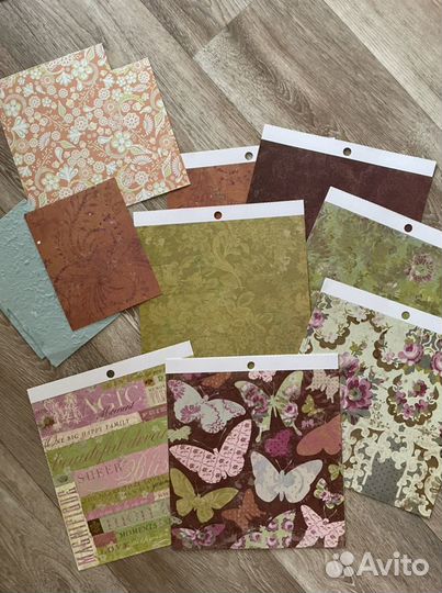 Бумага для скрапбукинга, рукоделия, декор