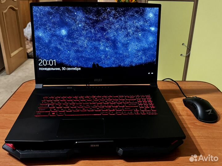 Игровой ноутбук msi katana