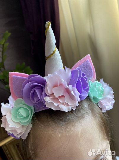 Ободок Единорог