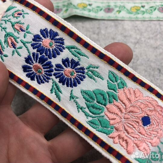 Тесьма СССР и Чехословакии из хлопка и вискозы