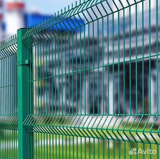 Забор сетка 3д