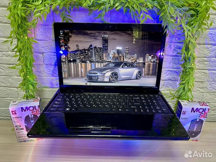 Мощный ноутбук Lenovo 6GB/SSD/AMD