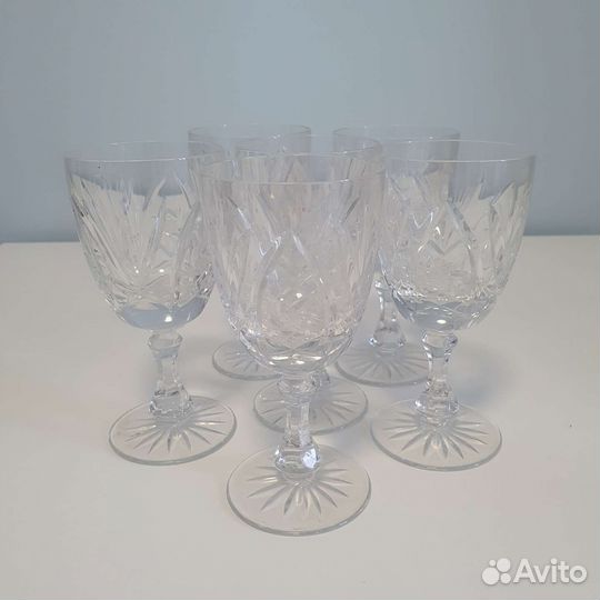 Хрустальные бокалы СССР 160мл 6шт