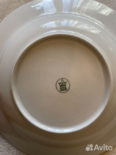 Тарелки фарфор ГДР (немецкий)