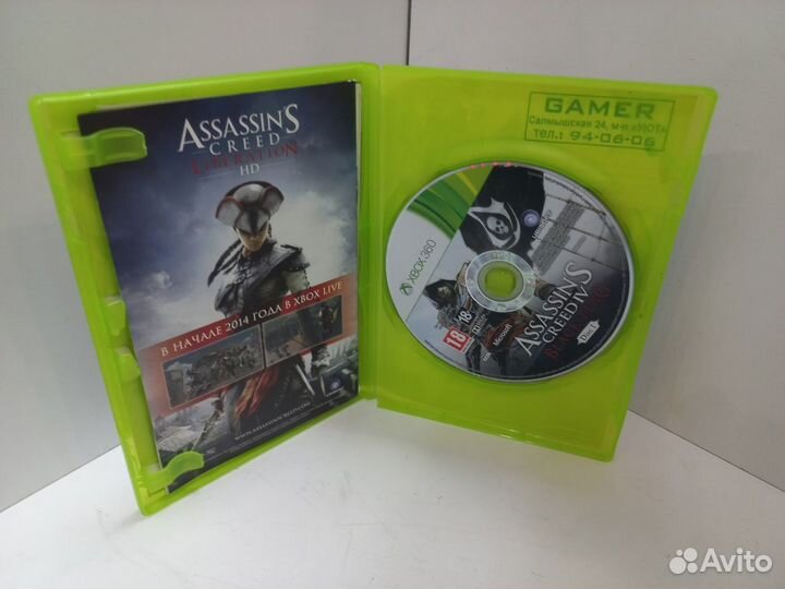 Игровые диски. xbox 360 Assassins Creed 4 Black Fl