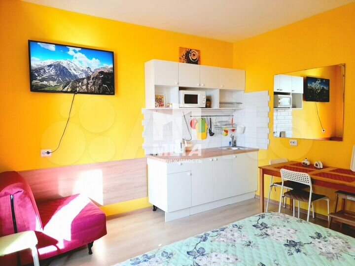 Квартира-студия, 24,4 м², 10/16 эт.