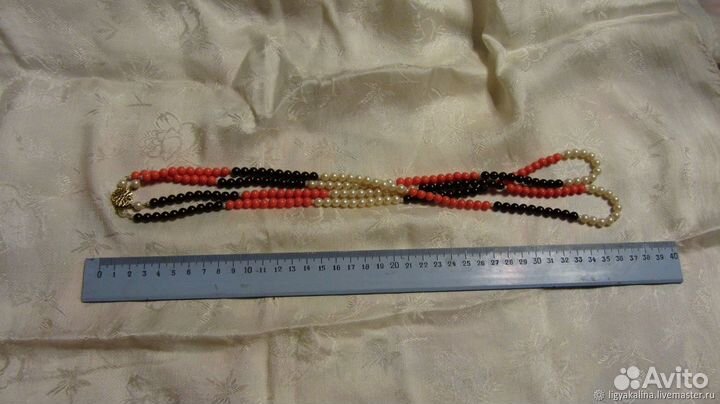 Бусы чешские времен СССР