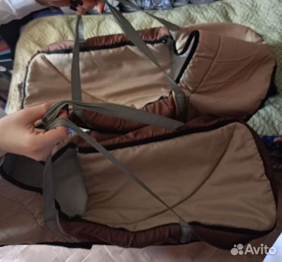 Коляска 3 в 1 для двойни