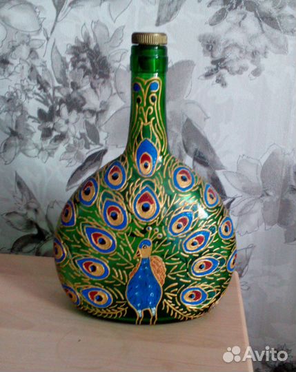 Бутылка декоративная 