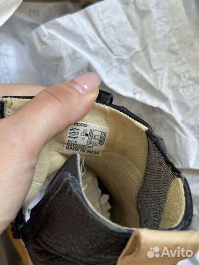 Ботинки демисезонные ecco 31