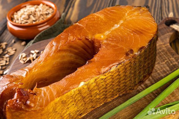 Стейки из лососевых пород рыб холодного копчения