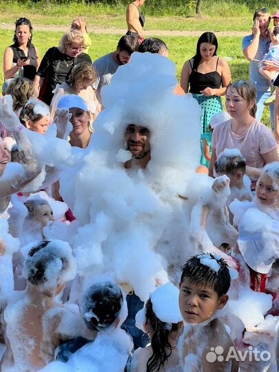 Пенная вечеринка с ведущим