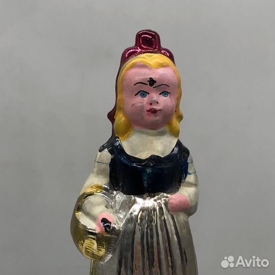 Елочная игрушка Красная Шапочка, СССР 1956-ой год