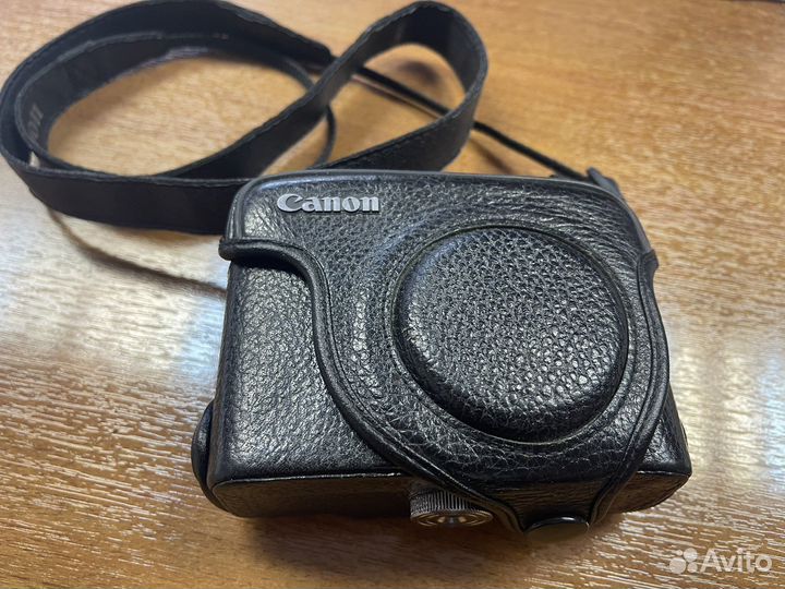 Canon powershot g9 с кожаным чехлом