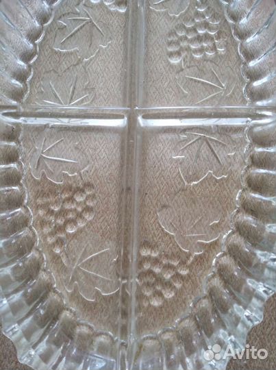 Менажница СССР стекло