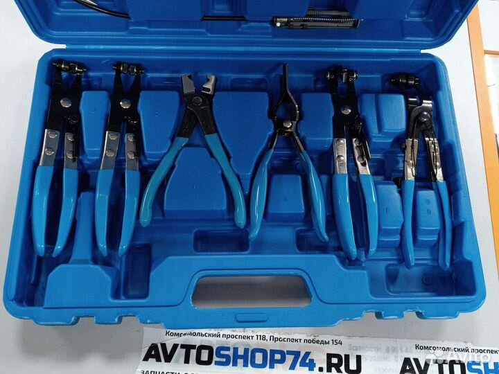 Набор щипцов для хомутов 9 пр проф