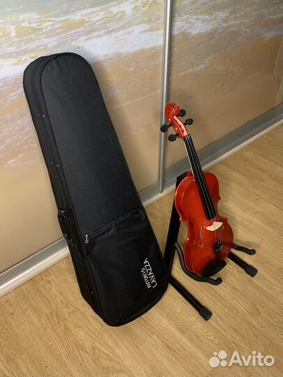 Скрипка для обучения 4/4 комплект + мостик