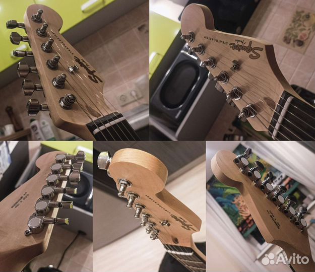 Электрогитара Fender Squier + Marshall & Комплект