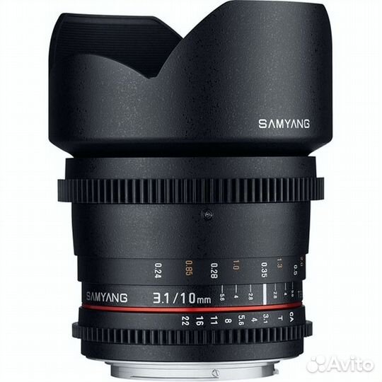 Объектив Samyang MF 10mm T3.1 vdslr Canon