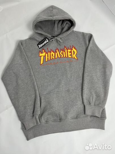 Худи Tharsher Grey Flame Logo