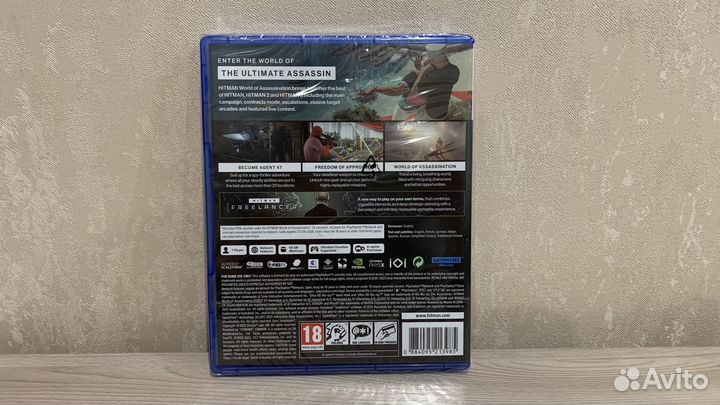 Hitman World of Assassination ps5. новый диск