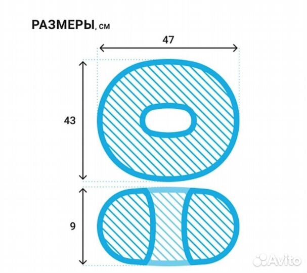 Подушка ортопедическая на стул