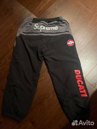 Штаны supreme x ducati track pants