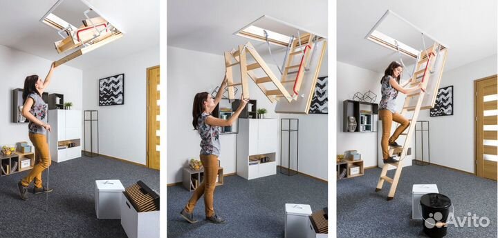 Чердачная лестница складная
