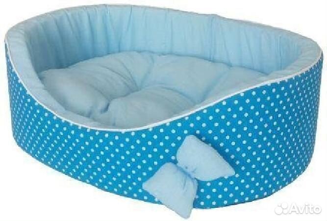 Ксоди 02643-1 Лежак Премиум №4, хлопок, синий 64*4