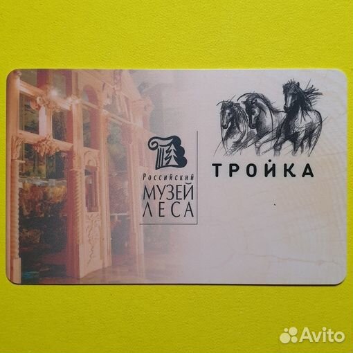 Карта метро Тройка Российский музей Леса