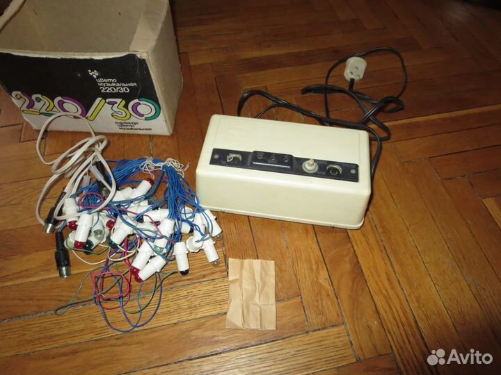 Гирлянда цветомузыкальная СССР