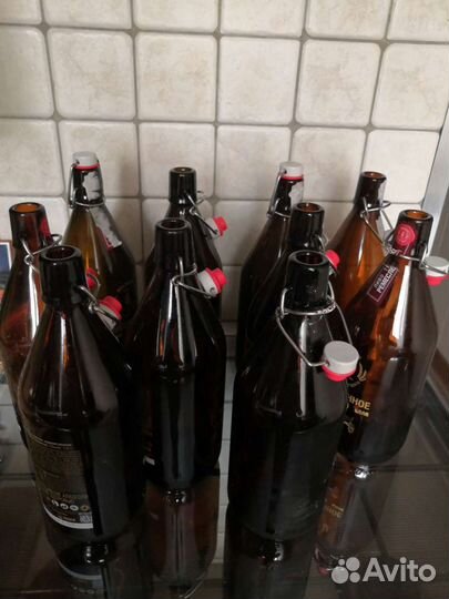 Бутылка с бюгельной пробкой 1л