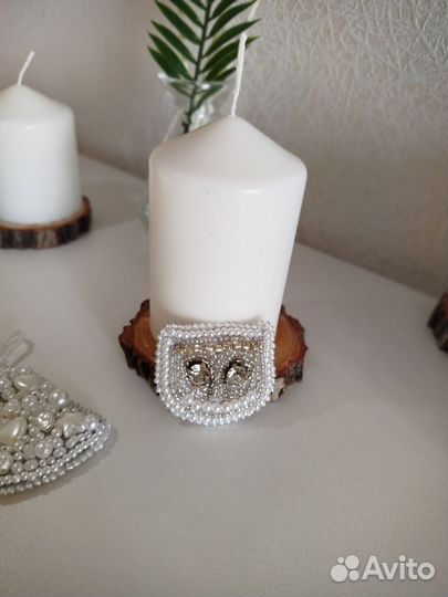 Брошь из бисера