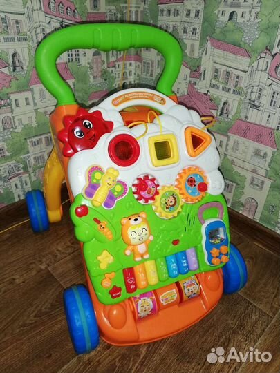 Ходунки каталка детские музыкальные