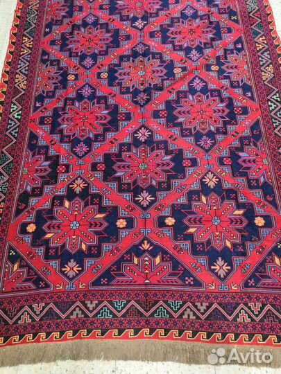 Ковер-Сумах ручной работы.Арт-39.Шерсть.Винтаж